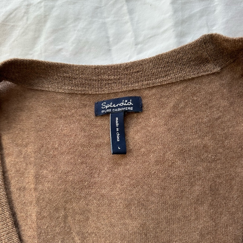 Splendid Cashmere Sweater in Size L - Picture 2 of 3